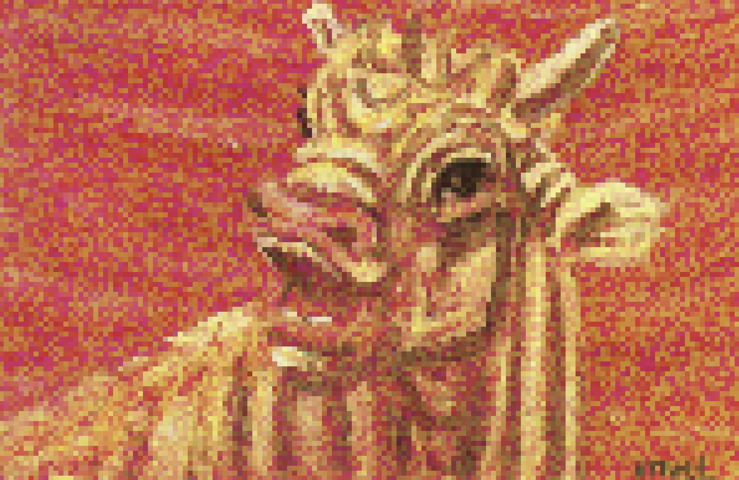 Cow pixel art